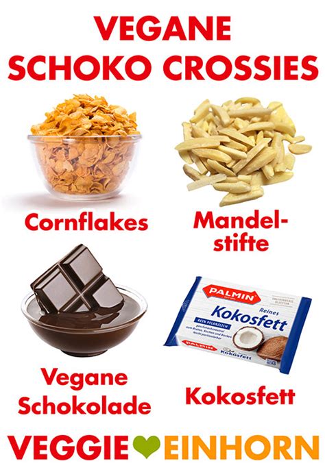Vegane Schokolade, Kokosöl und Cornflakes als Zutaten