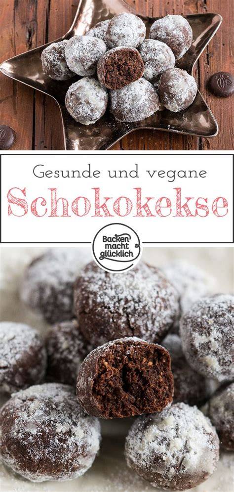 Vegane Schokoplätzchen und Zutatenübersicht
