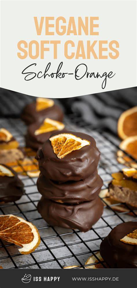 Vegane Soft Cakes mit Orangengelee