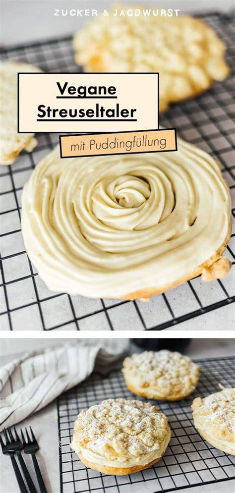 Vegane Streuseltaler - verschiedene Füllungen und Arten
