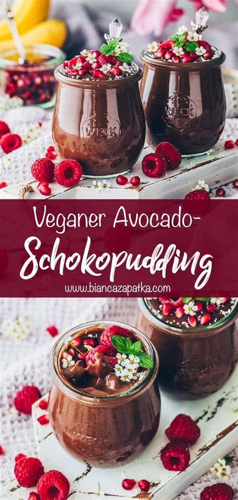 Vegane Variante: Schokopudding mit Kokosmilch und Nussmus