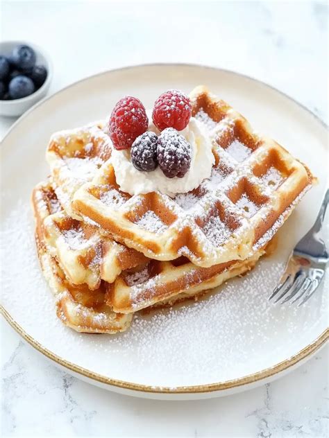 Vegane Waffeln frisch aus dem Waffeleisen