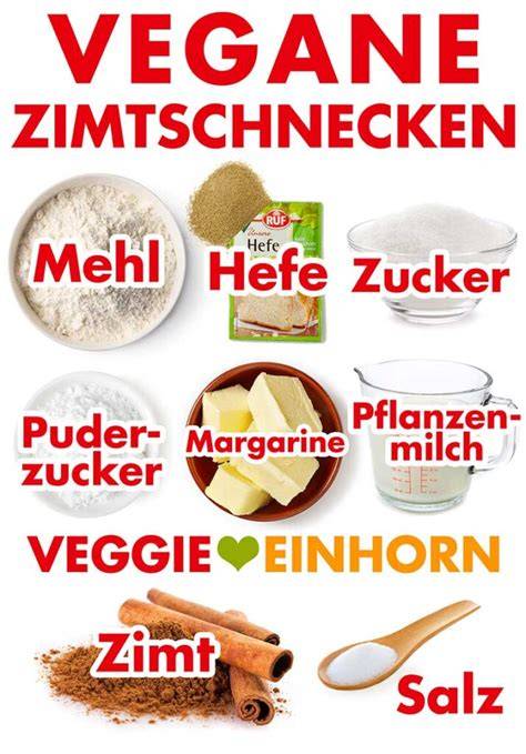 Vegane Zutaten: Pflanzenmilch, Öl, Trockenhefe