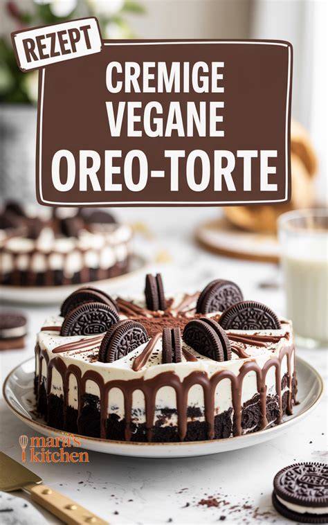 Vegane und allergikerfreundliche Oreo-Torte