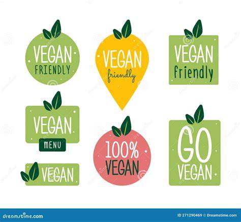 Veganer Symbol und Zutatenklassifizierung auf Produktverpackungen
