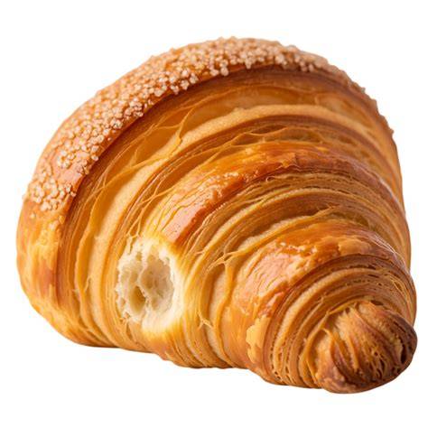Veganes Croissant goldbraun und frisch gebacken