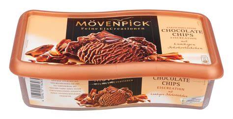 Veganes Mövenpick Schokoladeneis mit Schokostückchen