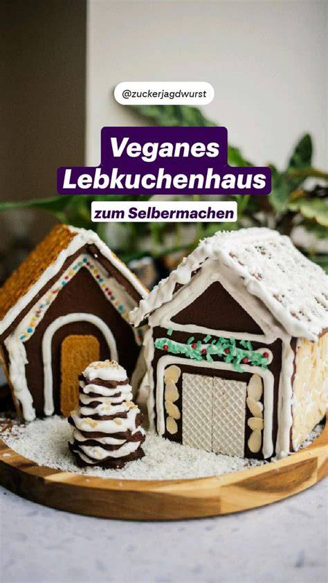 Veganes Royal Icing für Lebkuchenhaus - Aquafaba und Puderzucker