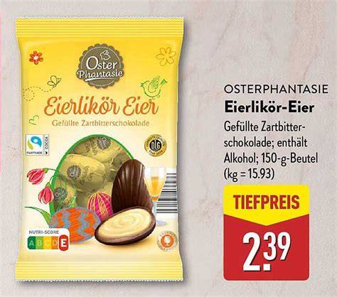 Vegetarisch/Laktose/Gluten Verträglichkeit Eierlikör-Eier
