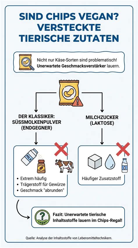 Vegetarisch und vegan - Infografik zu tierischen Inhaltsstoffen in Schokolade