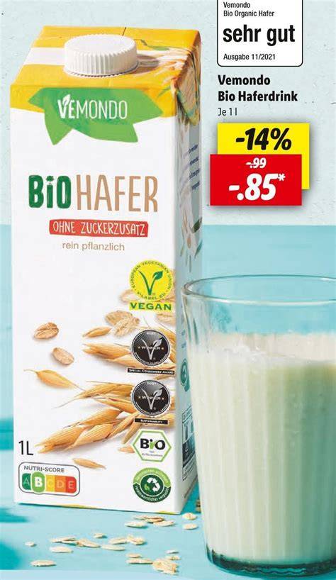 Vemondo Haferdrink Schoko Verpackung und Produkteigenschaften