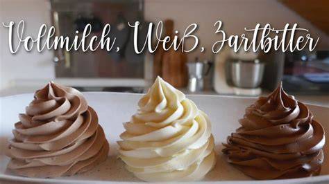 Verarbeitung von Ganache und Buttercreme