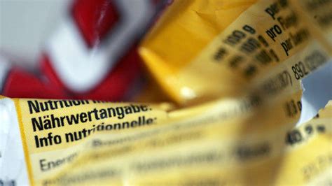 Verbraucherschutz, Kennzeichnung von Schokoladenpackungen
