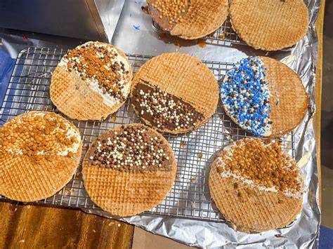 Vergleich: Bubble-Waffel vs. Stroopwafel