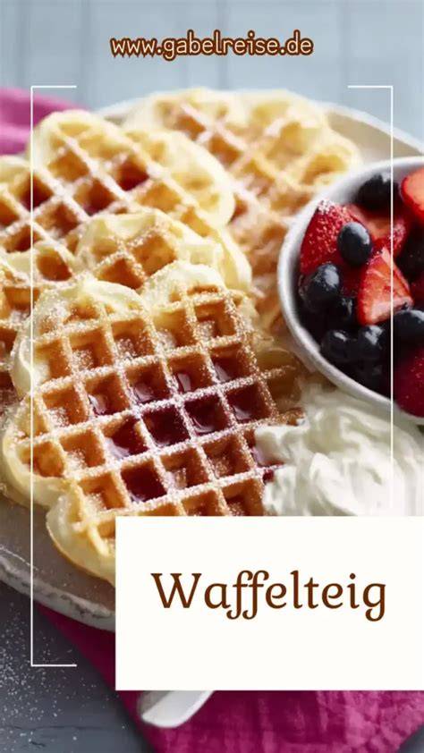 Vergleich: Frisch gebackene Waffeln vs. Waffelteig nach der Nacht im Kühlschrank