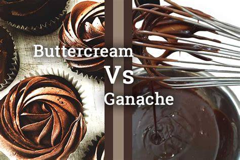 Vergleich: Ganache vs. Buttercreme - glatte Oberflächen und Krümelbindung
