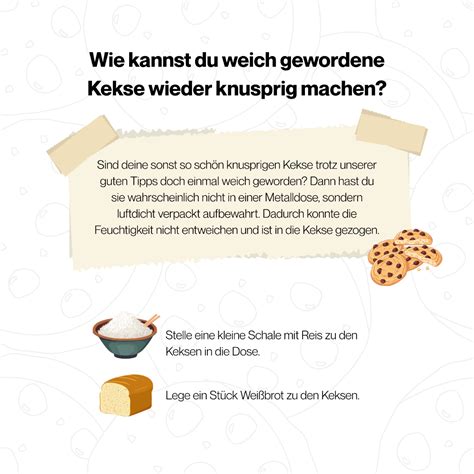Vergleich: Knusprige und weiche Kekse - Texturunterschiede