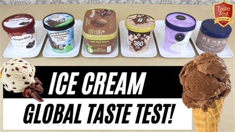 Vergleich: Konsistenz von Eiscreme nach verschiedenen Gefrierzeiten