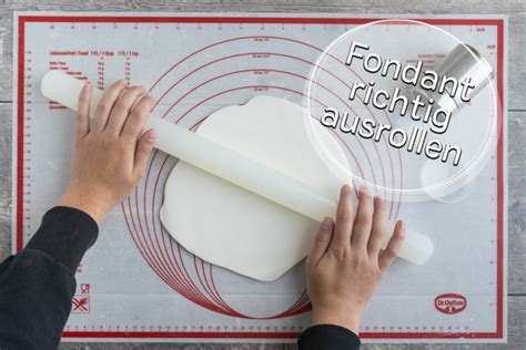Vergleich: Manuelles vs. maschinelles Ausrollen von Fondant