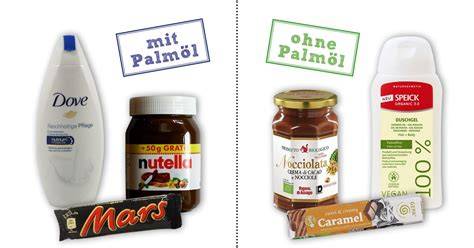 Vergleich: Palmölhaltige und palmölfreie Alternativen im Supermarkt