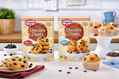 Vergleich: Schoko Blättchen und Chocolate Chunks von Dr. Oetker