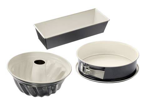 Vergleich: Springform, Kastenform, Gugelhupfform