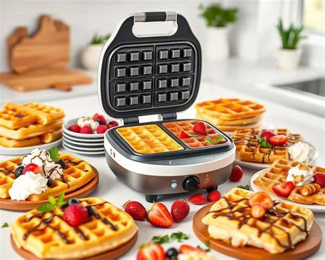 Vergleich: Verschiedene Waffeleisen-Typen für herzhafte und süße Waffeln