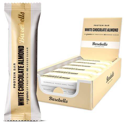 Vergleich: Weiße-Schokolade-Proteinriegel nach Protein, Zucker und Ballaststoffen
