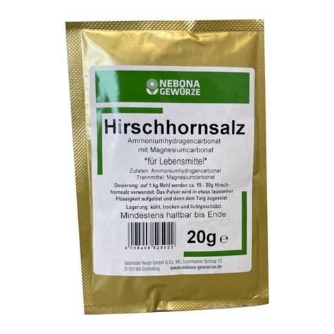 Vergleich: Wirkung von Hirschhornsalz, Pottasche, Backpulver und Natron