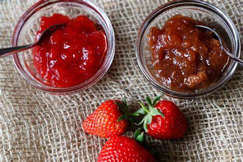 Vergleich: eingefrorene vs. normal gelagerte Marmelade