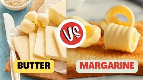Vergleich Butter und Margarine; Tabelle mit Anwendungsbeispielen