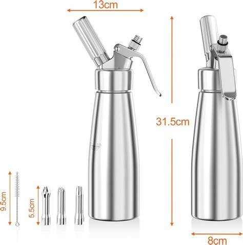 Vergleich Edelstahl und Aluminium Sahnespender