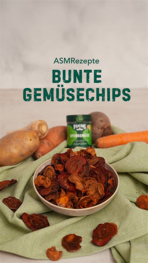 Vergleich Fertigprodukt und DIY-Gemüsechips mit Zutaten