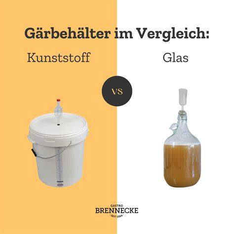 Vergleich Glas- und Kunststoff-Honigbehälter