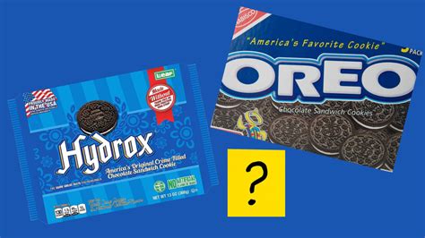 Vergleich Hydrox vs. Oreo: Design, Name und Marketing