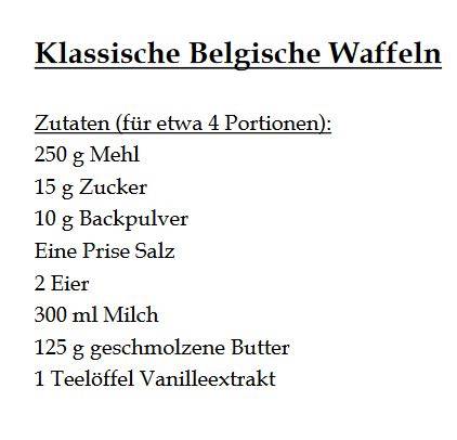 Vergleich Klassische vs. Belgische Waffeln (Infografik)