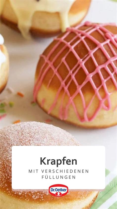 Vergleich Krapfen mit verschiedenen Füllungen (Marmelade, Schokolade, Creme)