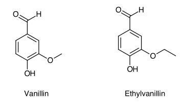 Vergleich Vanillin und Ethylvanillin