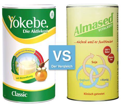 Vergleich Yokebe vs. Almased: Zutaten, Kalorien, Anwendung