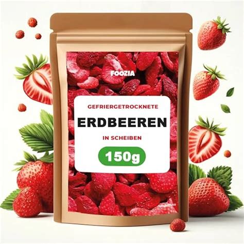 Vergleich Zuckergehalt frische vs. gefriergetrocknete Erdbeeren