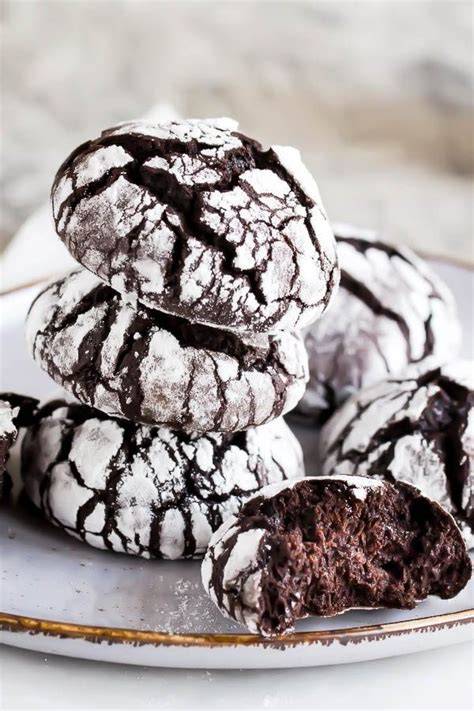 Vergleich der drei Varianten Schoko Wölkchen Kekse: Crinkle, Baiser, Vegan