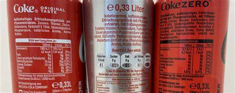 Vergleich klassische Cola und Cola Light (Nährwerte, Geschichte)