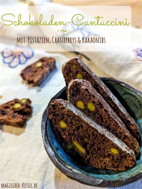 Vergleich klassische und Schoko-Cantuccini
