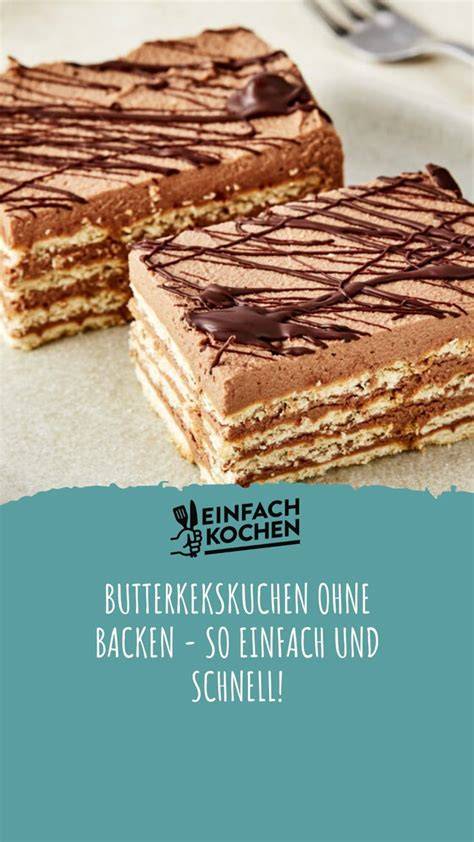 Vergleich verschiedener Schichten im Butterkekskuchen