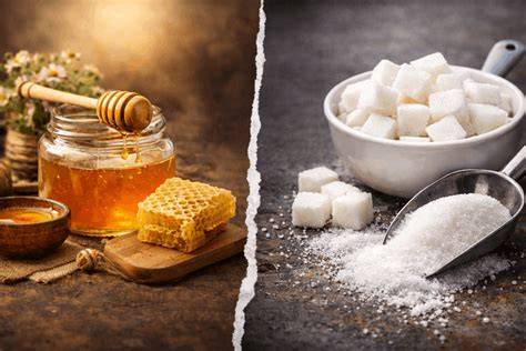 Vergleich von Honig- und Zuckerfütterung