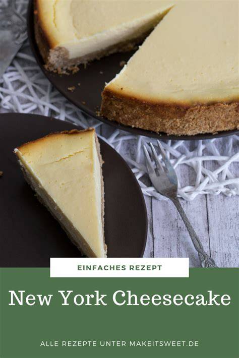 Vergleich von deutschem Käsekuchen und New York Cheesecake