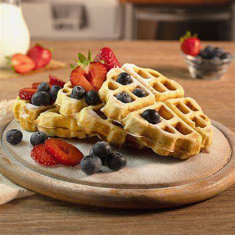 Vergleichende Darstellung: Waffel und Pfannkuchen