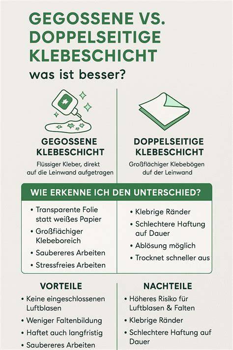 Vergleichs-Infografik: Handgerollte vs. gegossene Mozartkugel, Verpackungsfarben