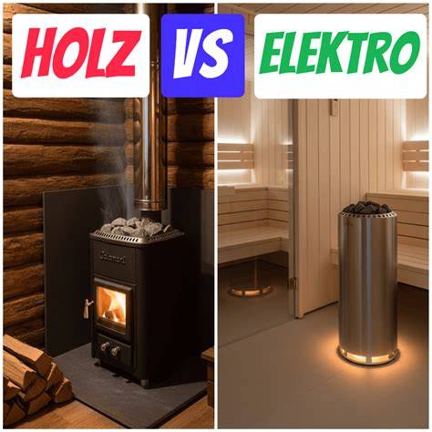 Vergleichsdarstellung: Holzofen vs. Gasofen vs. Elektroofen