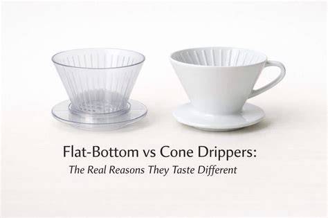 Vergleichsgrafik: Flat vs. Cone - Ess-Erlebnis und Einsatz